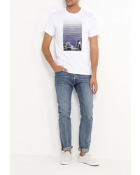 Мужская белая футболка от Converse