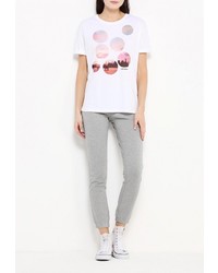 Женская белая футболка от Converse