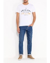 Мужская белая футболка от Cortefiel