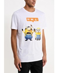 Мужская белая футболка от Criminal Damage