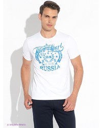 Мужская белая футболка от D.S