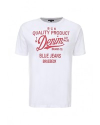 Мужская белая футболка от Deblasio