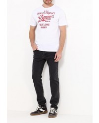 Мужская белая футболка от Deblasio