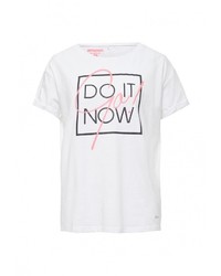 Женская белая футболка от DRYWASH