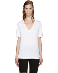 Женская белая футболка от Dsquared2