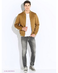 Мужская белая футболка от E-Bound by Earth Bound