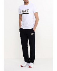 Мужская белая футболка от EA7