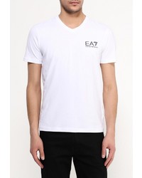 Мужская белая футболка от EA7