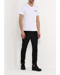 Мужская белая футболка от EA7