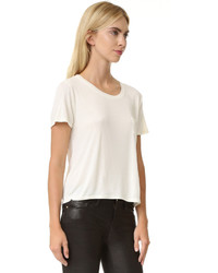 Женская белая футболка от Frame