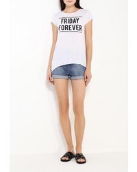 Женская белая футболка от Emoi