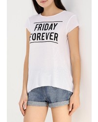 Женская белая футболка от Emoi