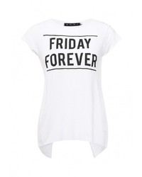 Женская белая футболка от Emoi