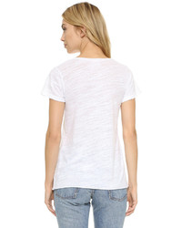 Женская белая футболка от LnA