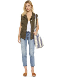 Женская белая футболка от LnA