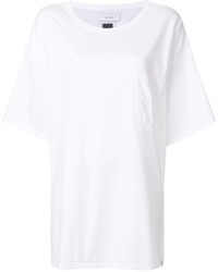 Женская белая футболка от Facetasm