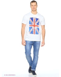 Мужская белая футболка от Fine Joyce