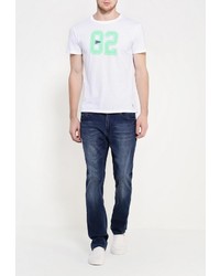 Мужская белая футболка от Frank NY