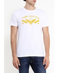 Мужская белая футболка от Frank NY