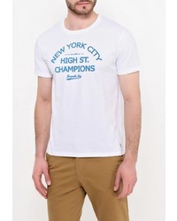 Мужская белая футболка от Frank NY