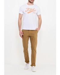 Мужская белая футболка от Frank NY