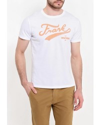 Мужская белая футболка от Frank NY