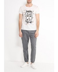 Мужская белая футболка от Frank NY