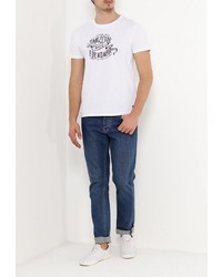 Мужская белая футболка от Frank NY