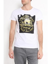 Мужская белая футболка от Frank NY