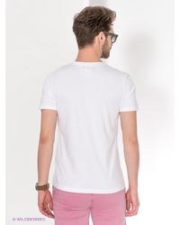 Мужская белая футболка от Fred Mello