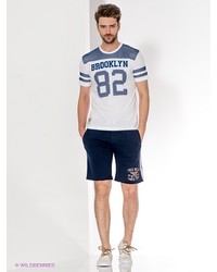 Мужская белая футболка от Fred Mello