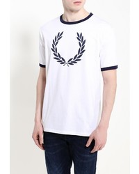 Мужская белая футболка от Fred Perry