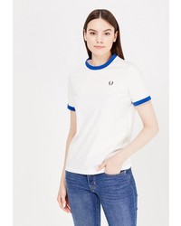 Женская белая футболка от Fred Perry