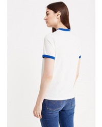 Женская белая футболка от Fred Perry