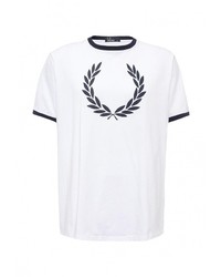 Мужская белая футболка от Fred Perry