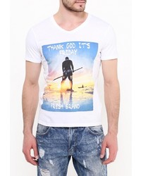 Мужская белая футболка от Fresh