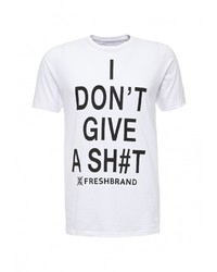 Мужская белая футболка от Fresh Brand
