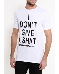 Мужская белая футболка от Fresh Brand