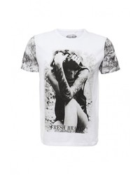 Мужская белая футболка от Fresh Brand