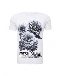 Мужская белая футболка от Fresh Brand