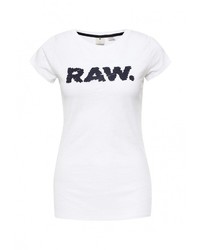 Женская белая футболка от G Star