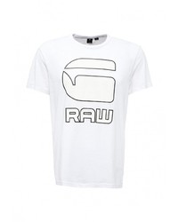 Мужская белая футболка от G Star