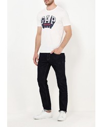 Мужская белая футболка от Gap