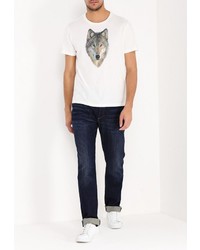 Мужская белая футболка от Gap