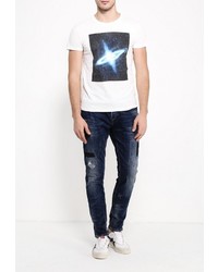 Мужская белая футболка от Gianni Lupo