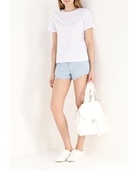 Женская белая футболка от Glamorous