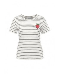 Женская белая футболка от Glamorous