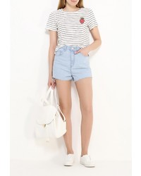 Женская белая футболка от Glamorous