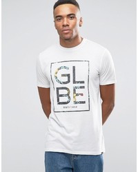 Мужская белая футболка от Globe