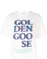 Женская белая футболка от Golden Goose Deluxe Brand